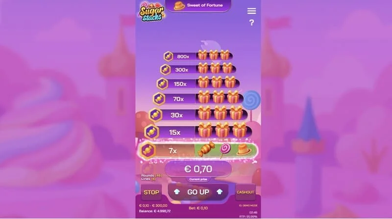 Sugar Stacks - matamis na tore ng sampung antas ng confectionary
